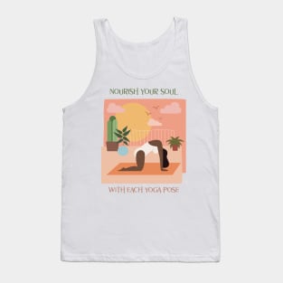 Nourish Your Soul With Each Yoga Pose Tank Top